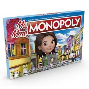 3/$88❤️MS. MONOPOLY property board game Hasbro features Inventions by Women